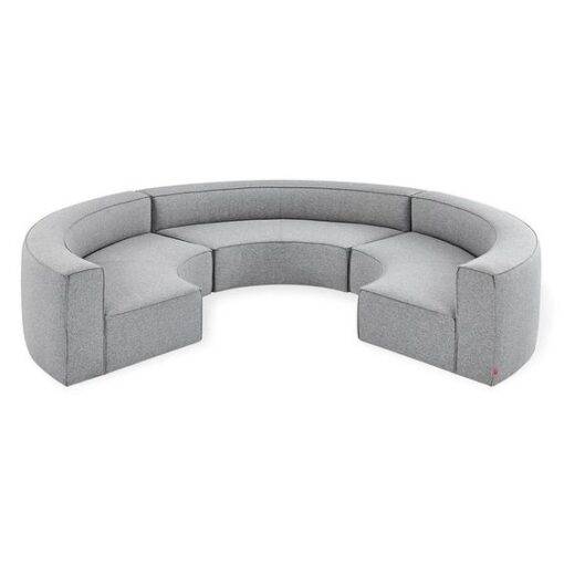 Modern Design Modular Seating Sofa Semi Circle Fabric Lounge Sofa