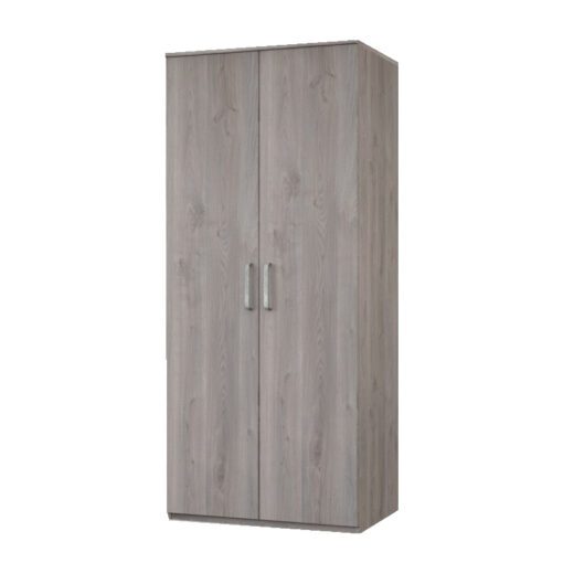 Wood Bedroom Armoire with Two Doors Bedroom Furniture Set