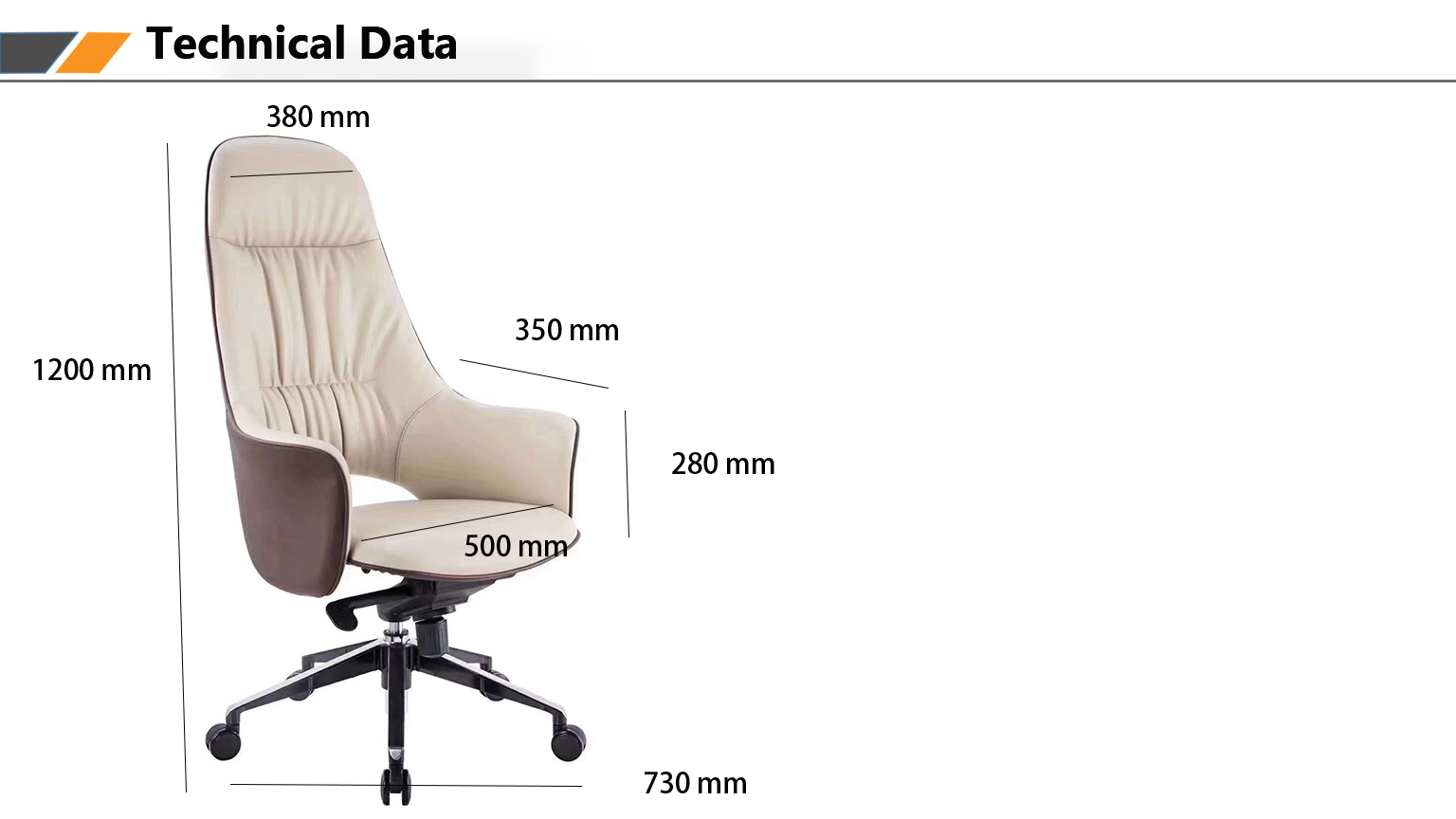 Factory Wholesale High Back Removable Pu Adjustable Height Office Chair