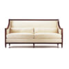 French Style Wooden Frame Lounge Winged Sofa Hotel Furniture Sofa