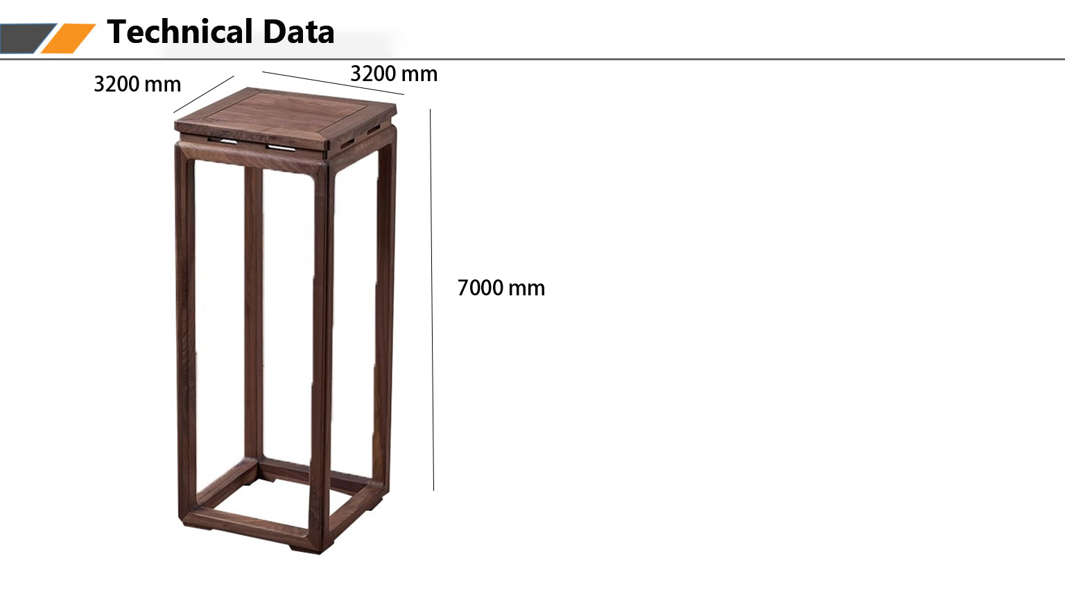 Hotel Furniture Set Teak Display Stand Flower Rack Shelf Quaint Wood Holder