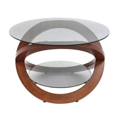 Hozota Hotel Furniture Set Wooden Stylish Glass Coffee Table