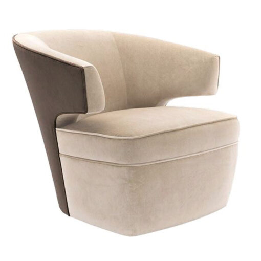 Hotel Furniture Manufacturer Custom Short Arm Swivel Lounge Chairs Armchair