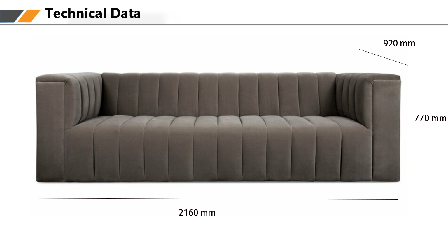 Hozota Hotel Furniture Factory Chesterfield Tufted Velvet Booth Sofa