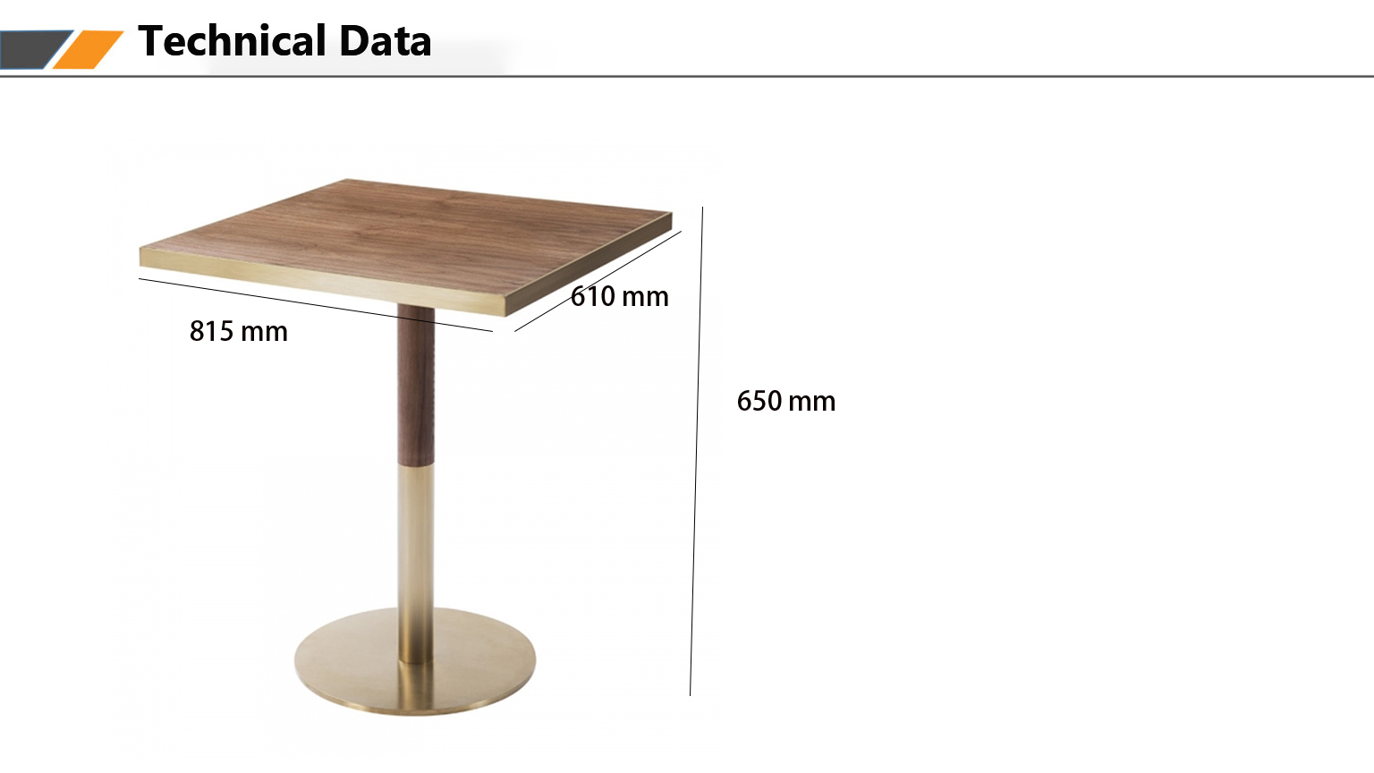 Hozota Hotel Furniture Manufacturer Rectangle Coffee Table