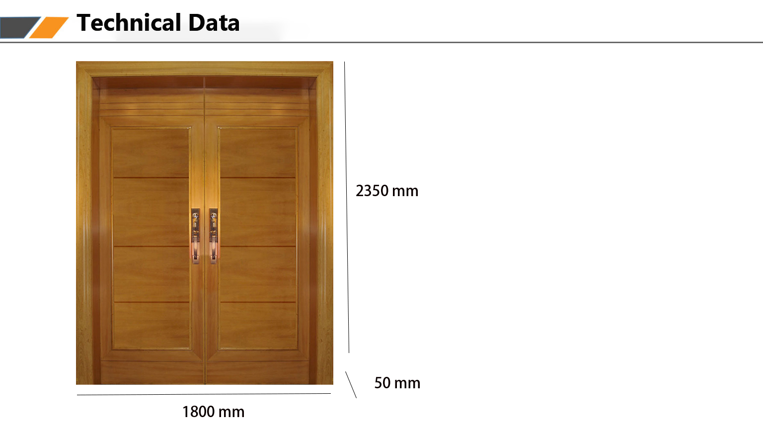 Hozota Hotel Supplies Modern Hotel Room Furniture Wooden Door